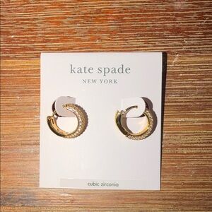 Kate Spade Gold and Silver Tone Earrings